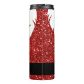 Grappige Santa's favoriete Ho Thermosbeker (Achterkant)