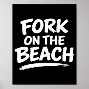 Grappige sarcasme grap humor strand grap conversat poster