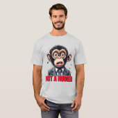 Grappige sarcasme hugger word art t-shirt (Voorkant volledig)