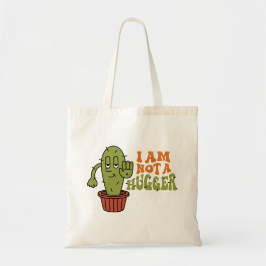 Grappige sarcastische cactus tote bag (Voorkant)