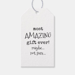 Grappige, sarcastische cadeau Labels Cadeaulabel
