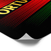 Grappige Sarcastische Cadeauwinkel Portugal Vlag P Poster (Hoek)
