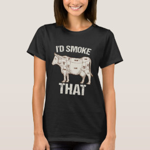 Grappige sarcastische chef-kok slager Cook BBQ Ik T-shirt