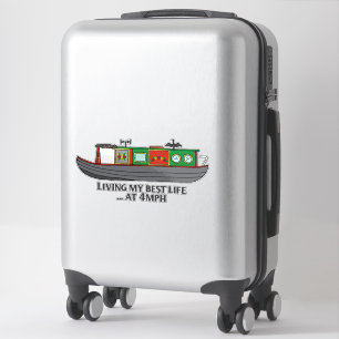 Grappige Sarcastische Citaat Eigenaar Smalboot Sticker