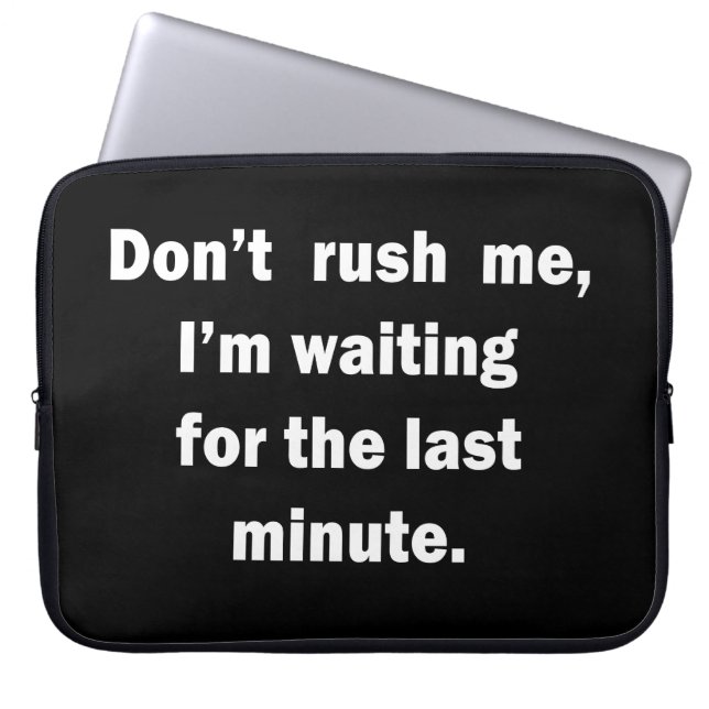 Grappige sarcastische gezegden bekende citaten laptop sleeve (Voorkant)