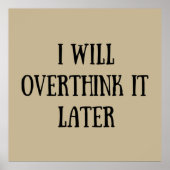 Grappige sarcastische gezegden bekende citaten poster (Voorkant)