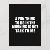 Grappige sarcastische gezegden introvert quotes briefkaart (Voorkant)