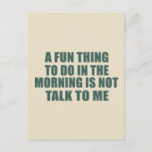 Grappige sarcastische gezegden introvert quotes briefkaart (Voorkant)