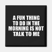 Grappige sarcastische gezegden introvert quotes magneet (Voorkant)