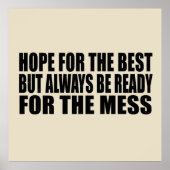 grappige sarcastische gezegden poster (Voorkant)