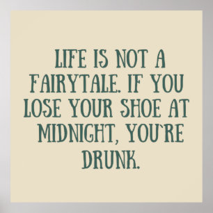 grappige sarcastische gezegden poster