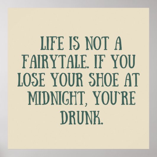 grappige sarcastische gezegden poster (Voorkant)