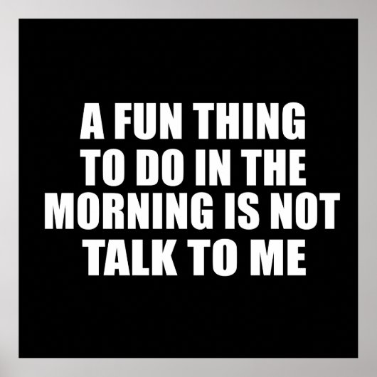 grappige sarcastische gezegden poster (Voorkant)