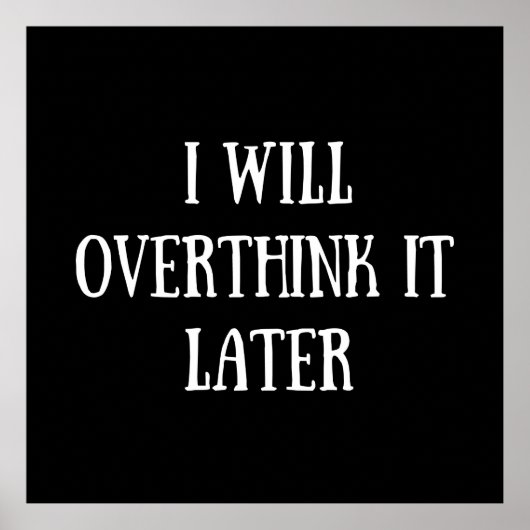 grappige sarcastische gezegden poster (Voorkant)