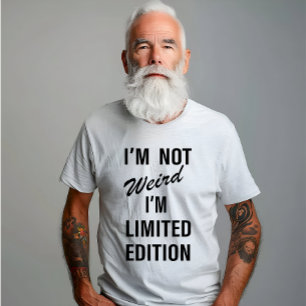 Grappige sarcastische gezegden zwart lettertype t-shirt