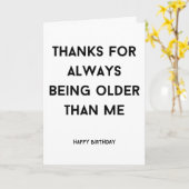 Grappige sarcastische humor onbeleefd oude vriend kaart (Gele Bloem)