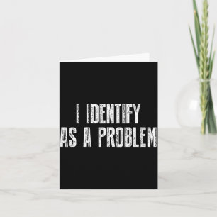 Grappige Sarcastische Humor Quote Identificeer Als Kaart