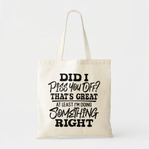 Grappige sarcastische Humor Tote Bag