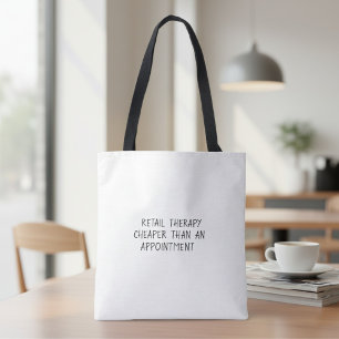 Grappige sarcastische inspirerende typefout humor draagtas