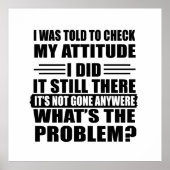 grappige sarcastische introverte gezegden poster (Voorkant)