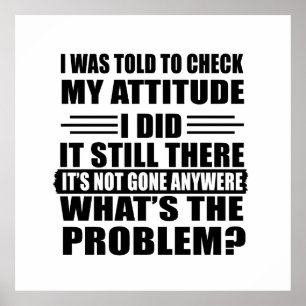 grappige sarcastische introverte gezegden poster