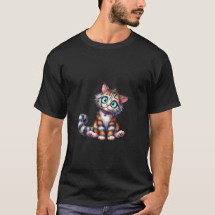 grappige sarcastische kat ironisch ontwerp t-shirt