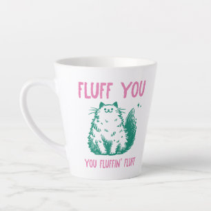 Grappige Sarcastische Kat Latte Mok