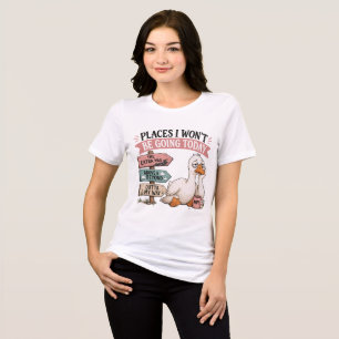 Grappige Sarcastische Moeë Gans Tri-Blend Shirt