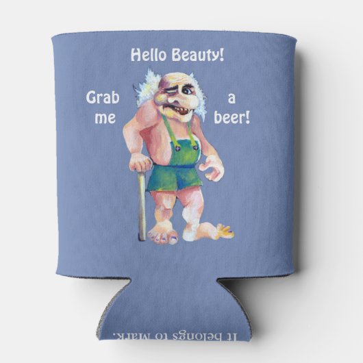 Grappige sarcastische oude Mannen Scandinavische t Blikjeskoeler (Achterkant)