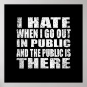 Grappige sarcastische slogan volwassen humor intro poster (Voorkant)