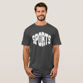 Grappige sarcastische sporten t-shirt (Voorkant volledig)