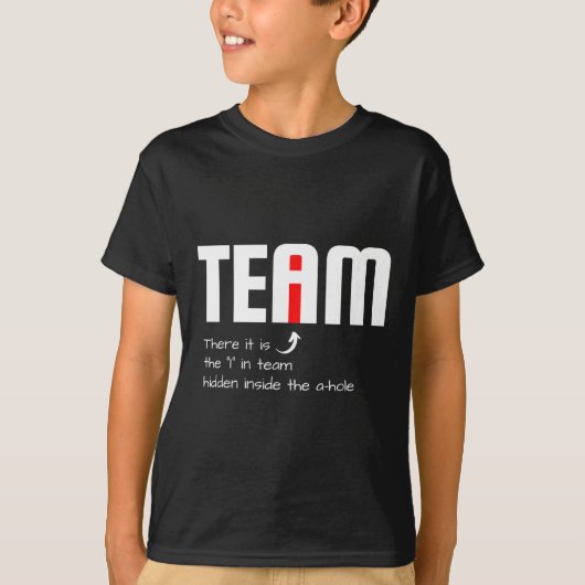 Grappige sarcastische teamgenoot die ik in het tea t-shirt (Voorkant)
