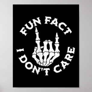 Grappige Sarcastische Volwassenen Humor Skelet Int Poster