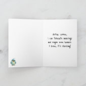Grappige sarcastische wenskaart voor vogels voor e kaart (Binnen)