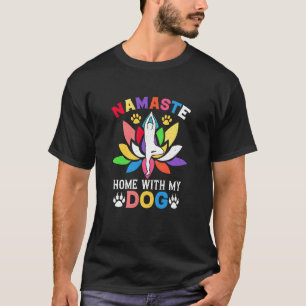 Grappige Sarcastische Yoga Workout Thuis met Mijn T-shirt