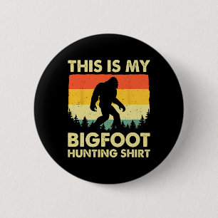 Grappige Sasquatch gelooft dat dit mijn Bigfoot-ja Ronde Button 5,7 Cm