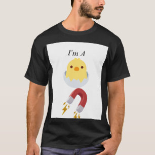 Grappige satire kuiken magneet t-shirt