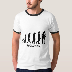 grappige saxofone-speler t-shirt