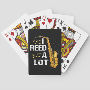 Grappige Saxofoon Pokerkaarten
