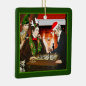 Grappige schaker keramisch ornament (Rechts)
