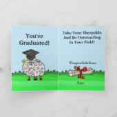 Grappige schapen Afstuderen Kaart aanpassen! (Binnen)