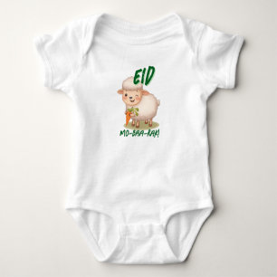 Grappige schattige baby schaap Eid Adha grappige b Romper