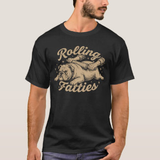 Grappige Schattige Engelse Bulldog Liefhebber Pupp T-shirt