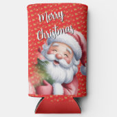 Grappige Schattige Kerstman & Typografie (Voorkant)