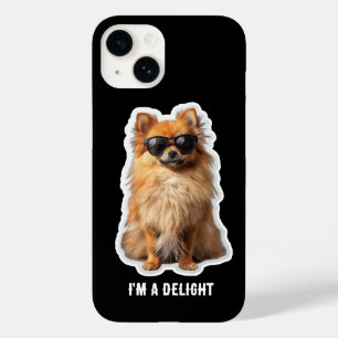 Grappige Schattige Pomeranian Hond Ik Ben Een Geno Case-Mate iPhone 14 Hoesje