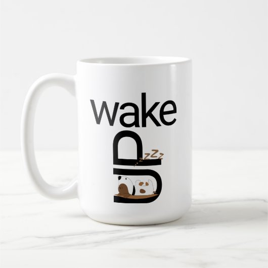 Grappige schattige populaire koffiemok (Links)