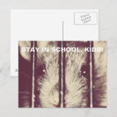 Grappige Schattige rat in de gevangenis Briefkaart (Voorkant / Achterkant)