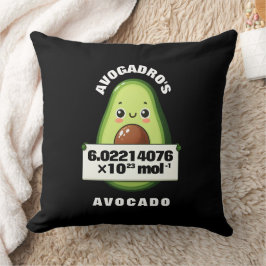 Grappige Schattigee avogadro's avocado Kussen