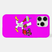 Grappige Schattigee Cartoon telefoonhoesje iPhone Hoesje (Achterkant horizontaal)