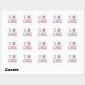 Grappige Schattigee Donut Stickers (Vel)